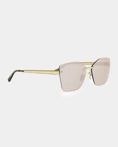 BVLGARI Tubogas 59mm Metal Square Sunglasses | Thumbnail 3 BVLGARI Tubogas 59mm Metal Square Sunglasses | Thumbnail 3