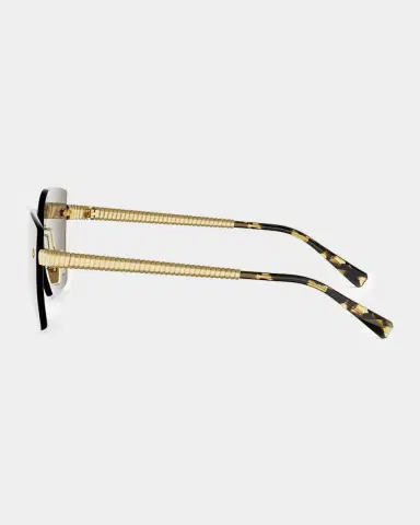 BVLGARI Tubogas 59mm Metal Square Sunglasses | Thumbnail 5 BVLGARI Tubogas 59mm Metal Square Sunglasses | Thumbnail 5