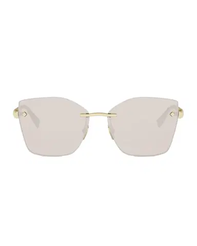 BVLGARI Tubogas 59mm Metal Square Sunglasses | Thumbnail 1 BVLGARI Tubogas 59mm Metal Square Sunglasses | Thumbnail 1