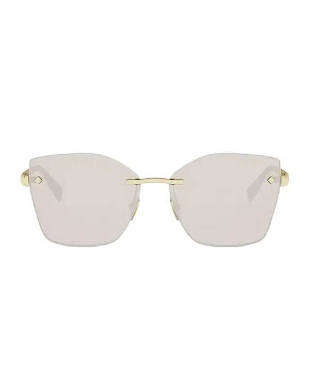 BVLGARI Tubogas 59mm Metal Square Sunglasses
