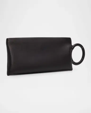 Tom Ford Ring Elongated Leather Clutch Bag | Thumbnail 2