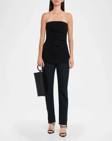 Tom Ford Ring Elongated Leather Clutch Bag | Thumbnail 4