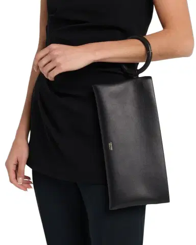Tom Ford Ring Elongated Leather Clutch Bag | Thumbnail 1