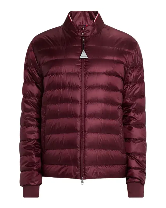 Moncler Men 's Quilted Nylon Short Down Jacket