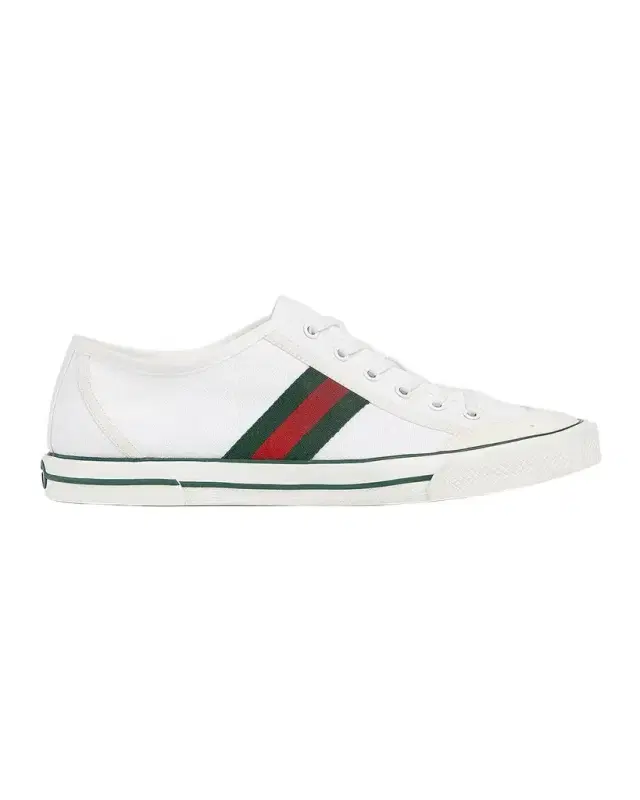 Gucci Men 's Tennis 1977 Canvas Low-Top Sneakers