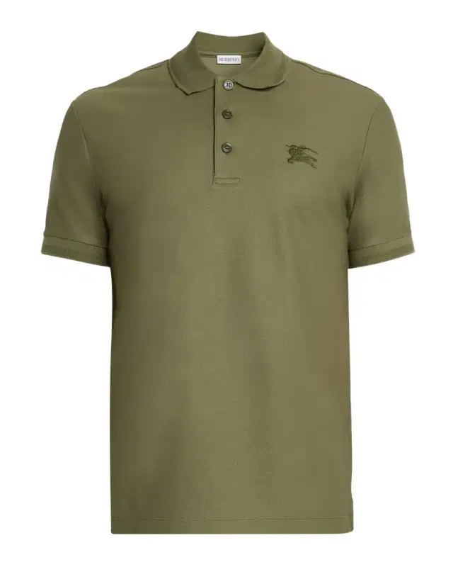 Burberry Men 's Cotton Embroidered EKD Polo Shirt