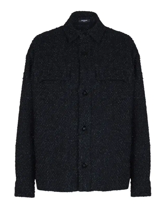 Men 's Monogram Tweed Overshirt