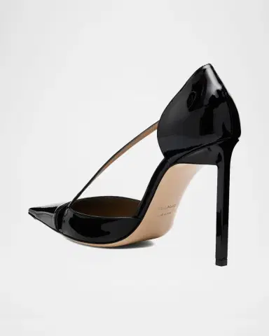 Tom Ford 100mm Queen Anne Patent Leather Pumps | Thumbnail 4