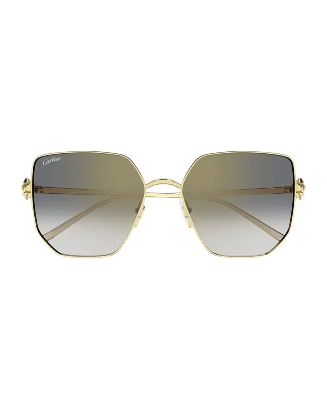 Cartier Clash de  56mm Butterfly Sunglasses