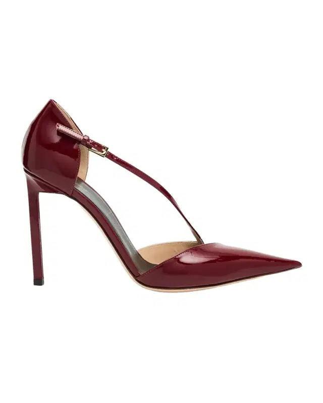 Tom Ford 100mm Queen Anne Patent Leather Pumps
