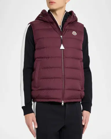 Moncler Men's Hooded Down Vest | Thumbnail 4