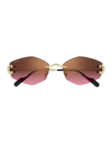 Cartier 56mm Geometric Oval Sunglasses | Thumbnail 1