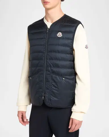 Moncler Men 's Archivio Reversible Down Vest | Thumbnail 4