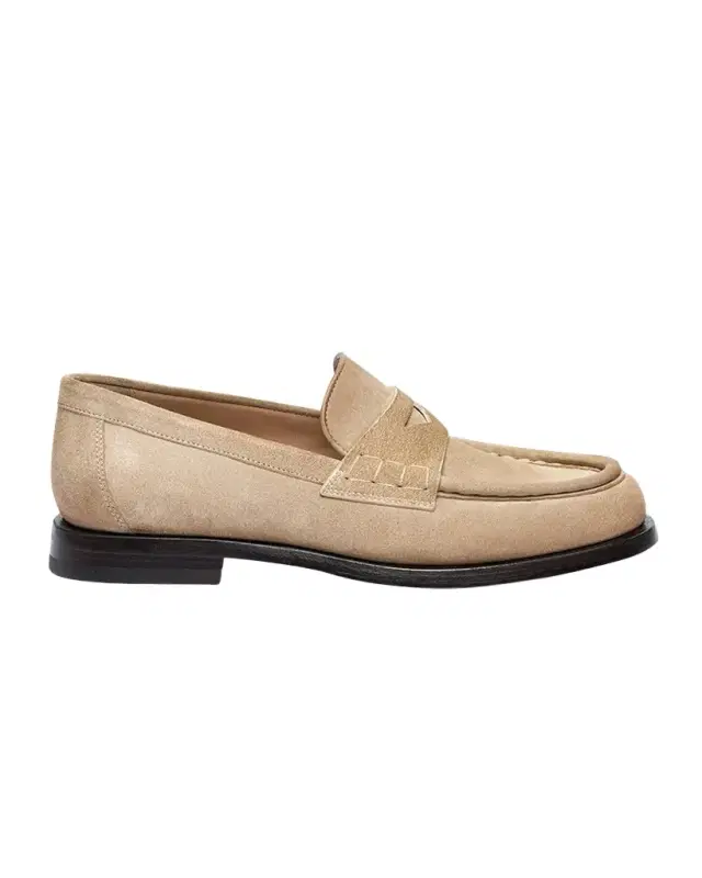 Santoni Airglow Suede Loafers