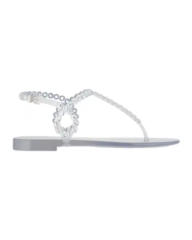 Aquazzura Almost Bare Crystal Jelly Slingback Sandals | Thumbnail 1 Aquazzura Almost Bare Crystal Jelly Slingback Sandals | Thumbnail 1
