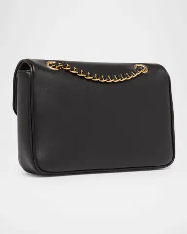 Valentino Garavani Medium Leather VLogo Shoulder Bag | Thumbnail 3 Valentino Garavani Medium Leather VLogo Shoulder Bag | Thumbnail 3