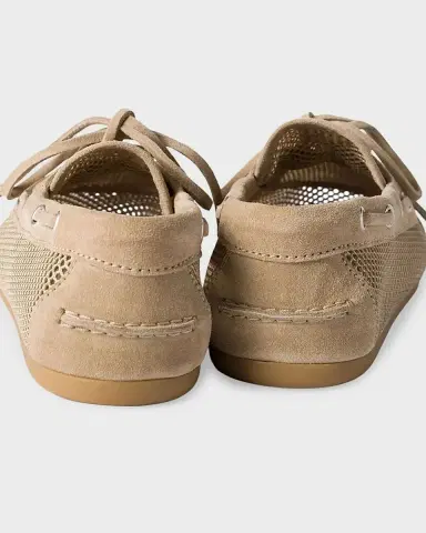 Miu Miu Suede Mesh Moccasins | Thumbnail 2