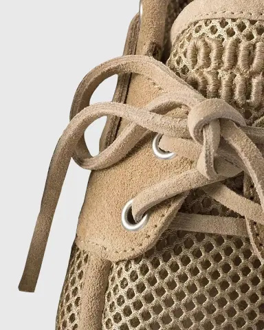 Miu Miu Suede Mesh Moccasins | Thumbnail 3