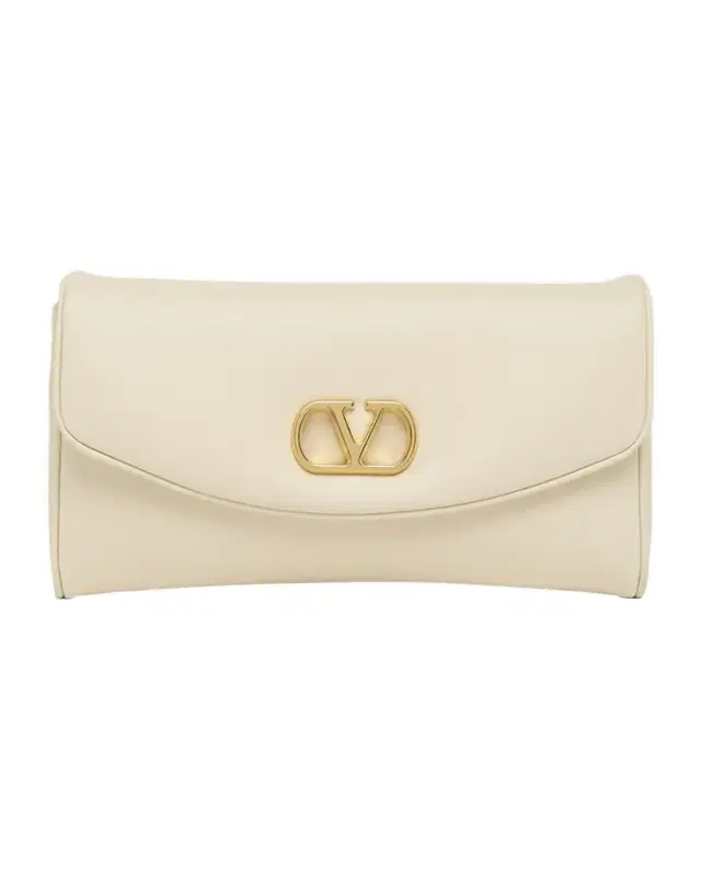 Valentino Garavani Small VLogo Leather Shoulder Bag