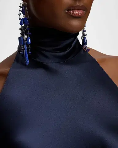 Ralph Lauren Collection Chilton Stretch Silk Charmeuse Top | Thumbnail 5 Ralph Lauren Collection Chilton Stretch Silk Charmeuse Top | Thumbnail 5