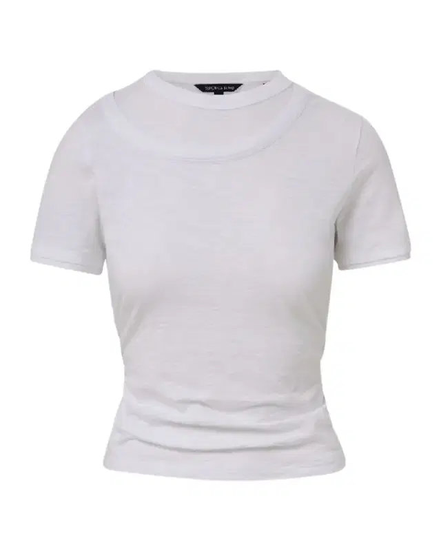 Damian Layered Short-Sleeve Knit Top