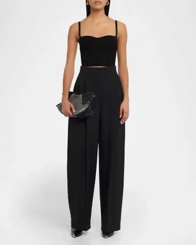 Alexander McQueen Manta Eyelet-Covered Leather Clutch Bag | Thumbnail 4