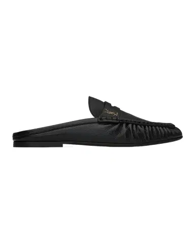Saint Laurent Le Loafer Leather Penny Loafer Mules | Thumbnail 1