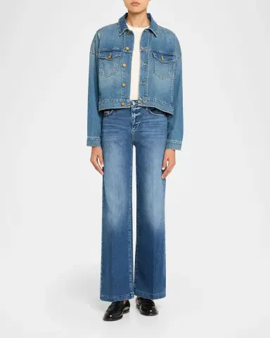 L 'AGENCE Scottie High-Rise Wide Jeans | Thumbnail 2