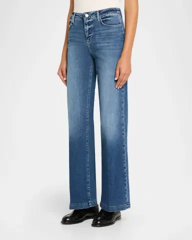 L 'AGENCE Scottie High-Rise Wide Jeans | Thumbnail 4