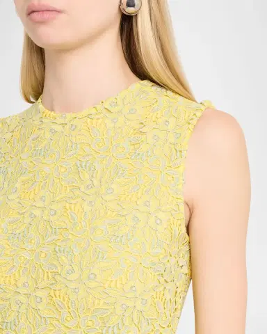Etro Floral Lace Sleeveless Ruffle Maxi Dress | Thumbnail 5 Etro Floral Lace Sleeveless Ruffle Maxi Dress | Thumbnail 5