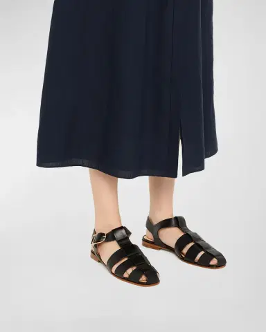 Gabriela Hearst Lynn Leather Fisherman Sandals | Thumbnail 2