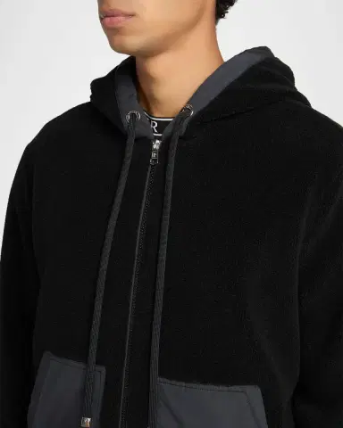 Moncler Men's Fleece Full-Zip Hoodie | Thumbnail 5
