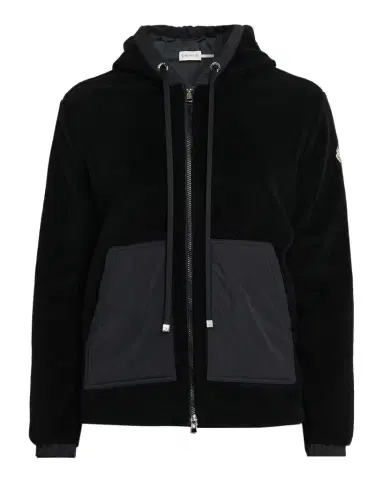 Moncler Men's Fleece Full-Zip Hoodie | Thumbnail 1