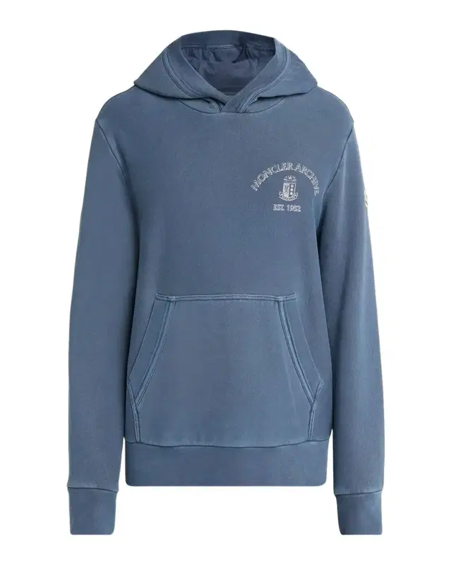Men 's Rowing Logo Cotton Hoodie