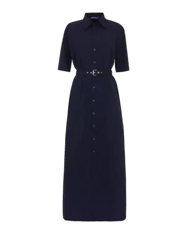 Ralph Lauren Collection Carol Wool Gabardine Day Dress | Thumbnail 1 Ralph Lauren Collection Carol Wool Gabardine Day Dress | Thumbnail 1