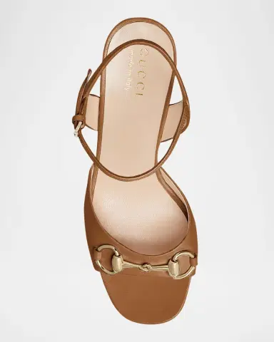 Gucci Lady Horsebit Leather Sandals | Thumbnail 4 Gucci Lady Horsebit Leather Sandals | Thumbnail 4