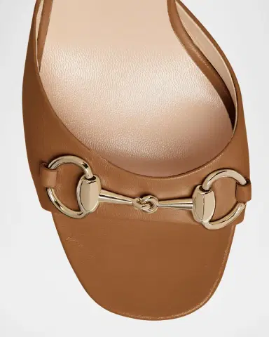 Gucci Lady Horsebit Leather Sandals | Thumbnail 5 Gucci Lady Horsebit Leather Sandals | Thumbnail 5
