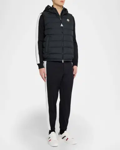 Moncler Men's Hooded Down Vest | Thumbnail 2 Moncler Men's Hooded Down Vest | Thumbnail 2