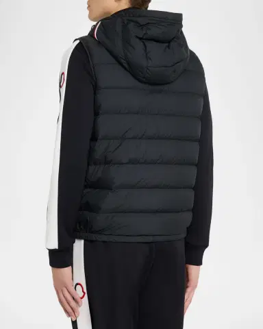 Moncler Men's Hooded Down Vest | Thumbnail 3 Moncler Men's Hooded Down Vest | Thumbnail 3