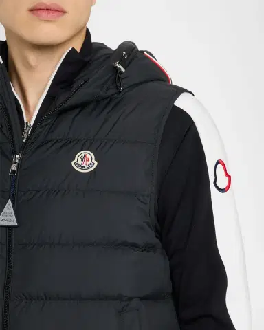 Moncler Men's Hooded Down Vest | Thumbnail 5 Moncler Men's Hooded Down Vest | Thumbnail 5