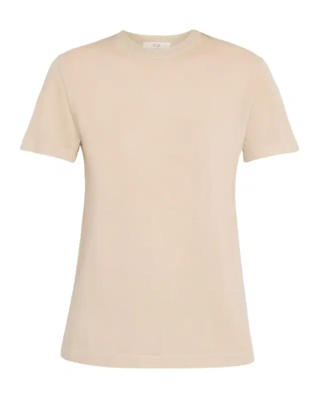 Cashmere Knit Short-Sleeve Shirt