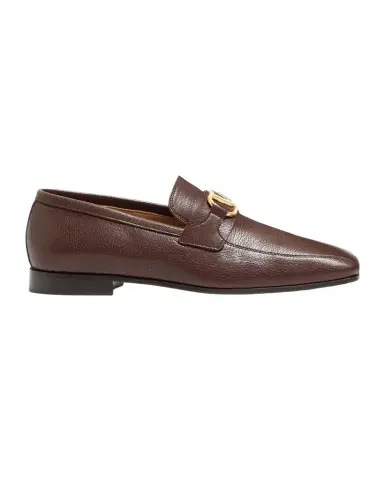 Valentino Garavani Men's Vlogo Signature Leather Loafers | Thumbnail 1 Valentino Garavani Men's Vlogo Signature Leather Loafers | Thumbnail 1