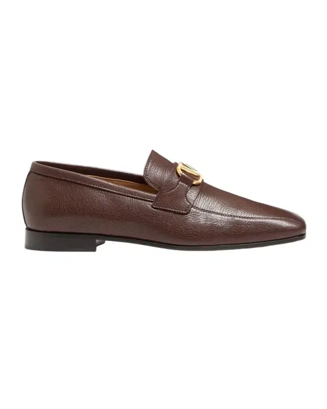 Valentino Garavani Men 's Vlogo Signature Leather Loafers