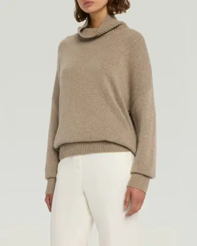 Lisa Yang Heidi Cashmere Turtleneck Sweater | Thumbnail 4
