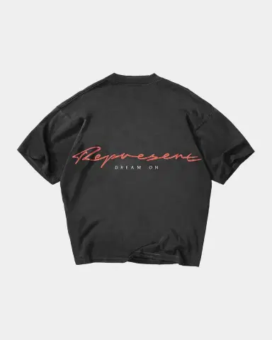 Represent Men's Chrome Flight Oversized Heavyweight Jersey T-Shirt | Thumbnail 4 Represent Men's Chrome Flight Oversized Heavyweight Jersey T-Shirt | Thumbnail 4