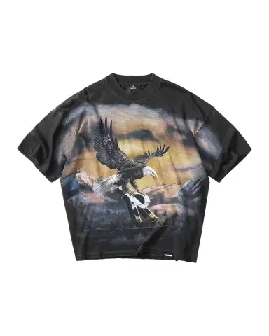 Represent Men's Chrome Flight Oversized Heavyweight Jersey T-Shirt | Thumbnail 1 Represent Men's Chrome Flight Oversized Heavyweight Jersey T-Shirt | Thumbnail 1
