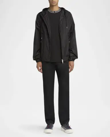 Moncler Men's Logo-Crewneck Cotton T-Shirt | Thumbnail 2 Moncler Men's Logo-Crewneck Cotton T-Shirt | Thumbnail 2