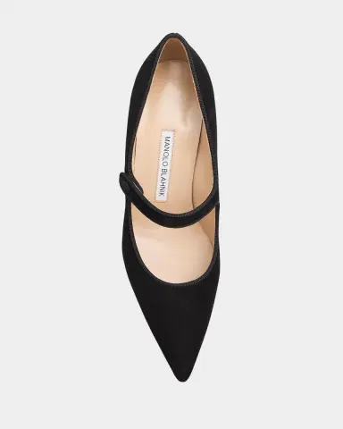 Manolo Blahnik Campariba Kid Suede Pumps | Thumbnail 4 Manolo Blahnik Campariba Kid Suede Pumps | Thumbnail 4