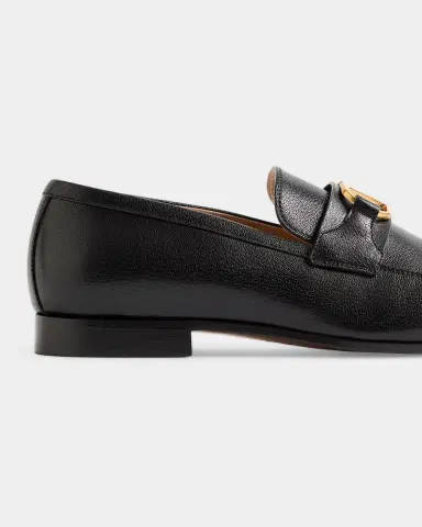 Valentino Garavani Men's Vlogo Signature Leather Loafers | Thumbnail 7 Valentino Garavani Men's Vlogo Signature Leather Loafers | Thumbnail 7