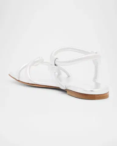 Gianvito Rossi Juno Nappa Leather Knotted Ankle-Strap Sandals | Thumbnail 4 Gianvito Rossi Juno Nappa Leather Knotted Ankle-Strap Sandals | Thumbnail 4